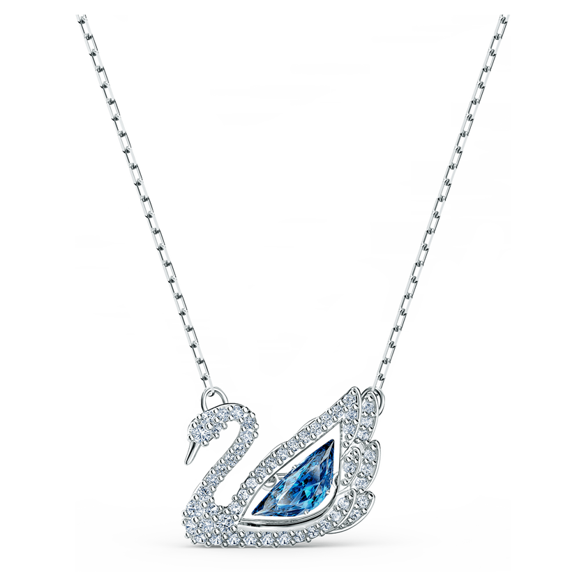 Blue Swan Necklace | Elegant Crystal Swan Pendant for Women 🦢💙