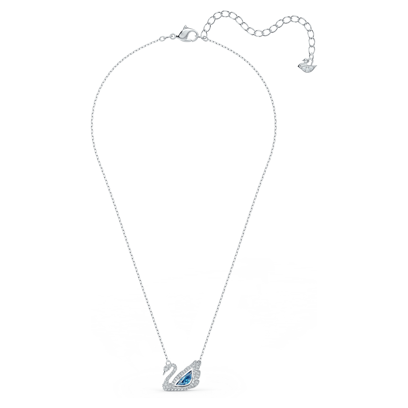 Blue Swan Necklace | Elegant Crystal Swan Pendant for Women 🦢💙