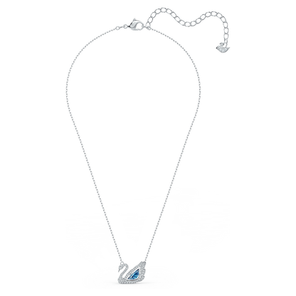 Blue Swan Necklace | Elegant Crystal Swan Pendant for Women 🦢💙