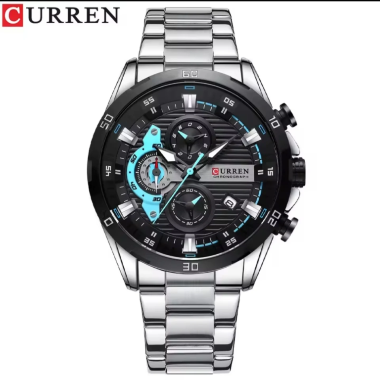 Curren Silver Watch-For Men