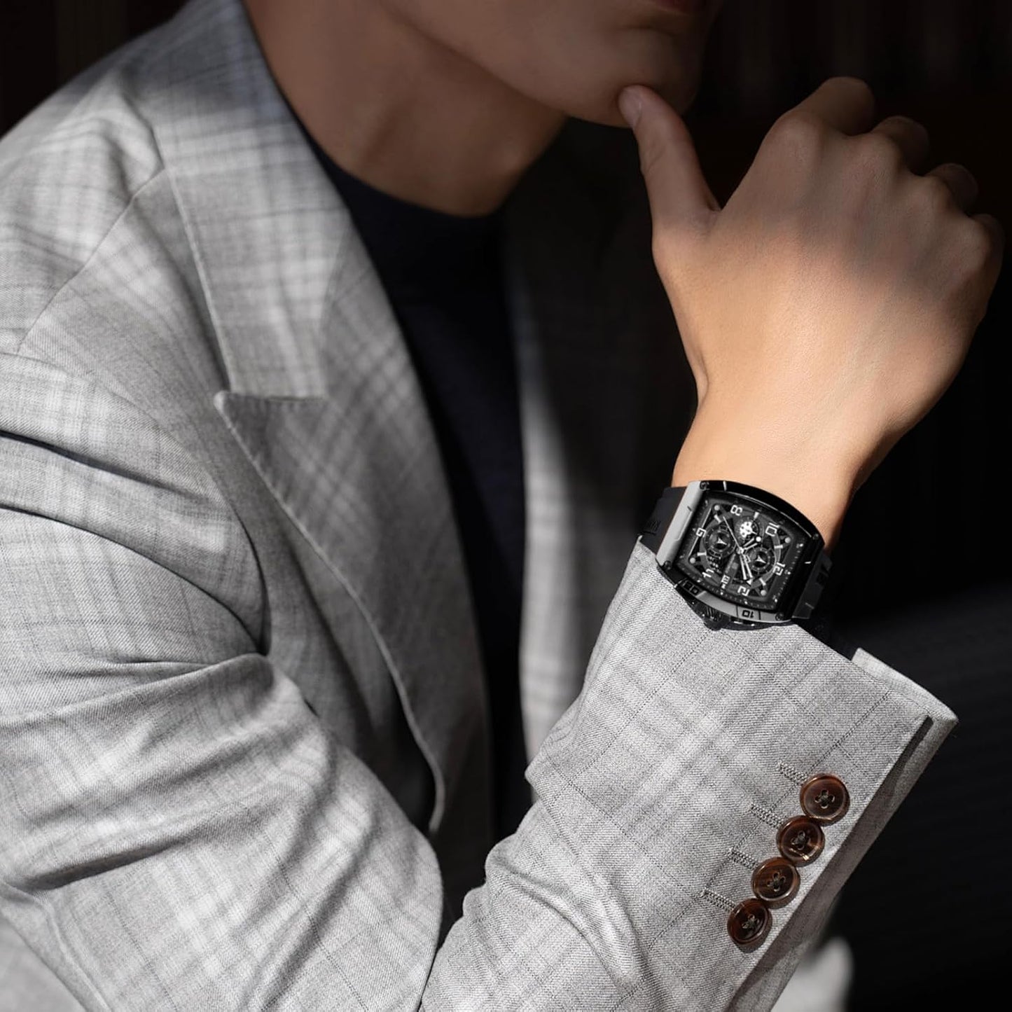 Black Navi Force Watch for Men