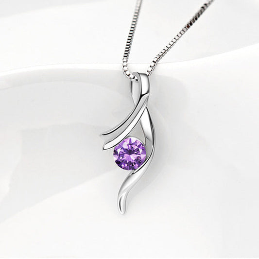 Curve Pendant Necklace