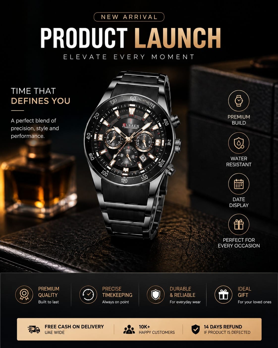 REWARD VIP Sports Chronograph Luxury Watch for Men