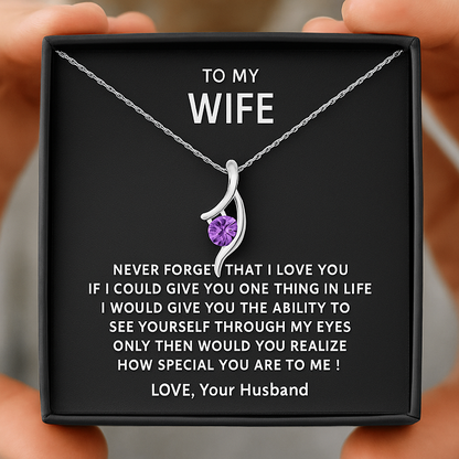 Curve Pendant Necklace
