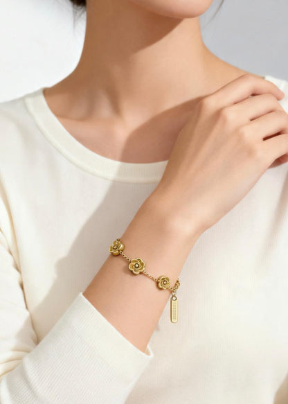Bloom Rose Bracelet "Adjustable"