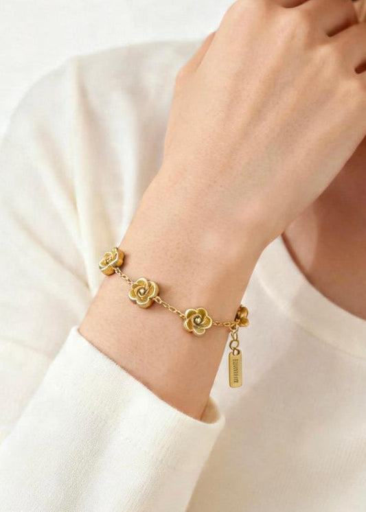 Bloom Rose Bracelet "Adjustable"