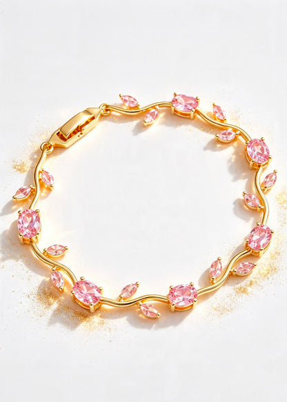 Premium Pink Tulip Bracelet