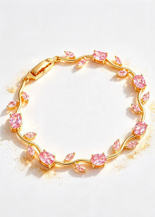 Premium Pink Tulip Bracelet