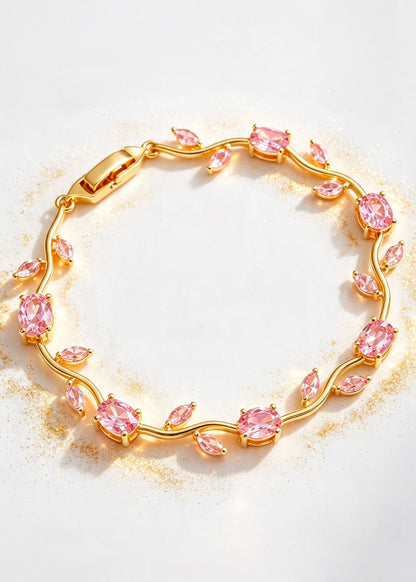 Premium Pink Tulip Bracelet