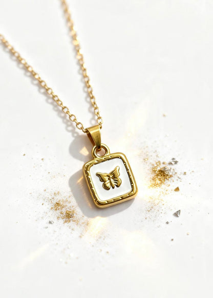 Butterfly Pendant "Adjustable Chain"