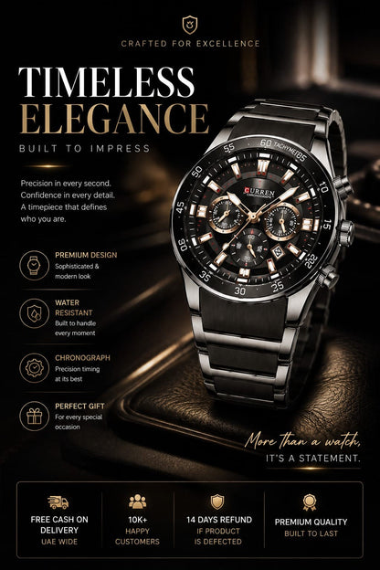 REWARD VIP Sports Chronograph Luxury Watch for Men